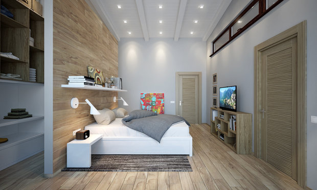 Фото из портфолио Проект таун-хауса в ЖК "Рижский квартал" в лёгком и стильном скандинавском стиле – фотографии дизайна интерьеров на INMYROOM