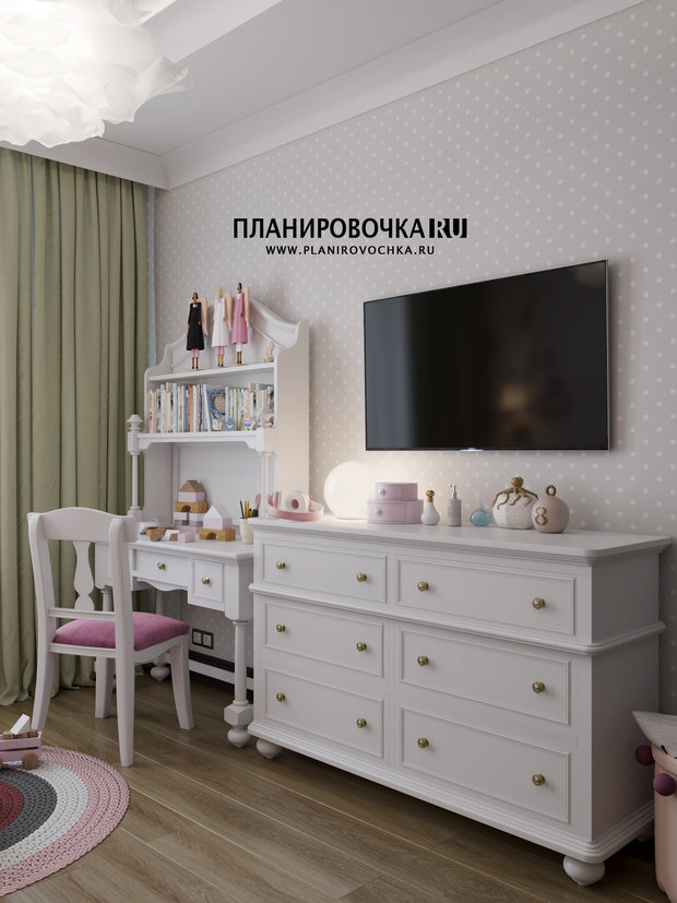 Фото из портфолио ЖК "Ясный", Детская 13,7 м2 – фотографии дизайна интерьеров на INMYROOM