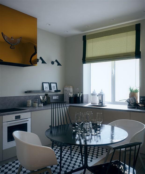 Фотография: Кухня и столовая в стиле Современный, Восточный, Квартира, BoConcept, KARE Design, Дома и квартиры, Проект недели, Kartell – фото на INMYROOM