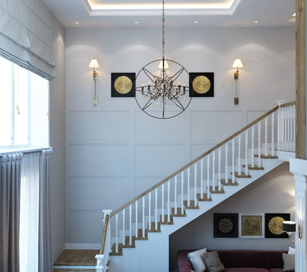 Фото из портфолио Дом в Подмосковье – фотографии дизайна интерьеров на INMYROOM