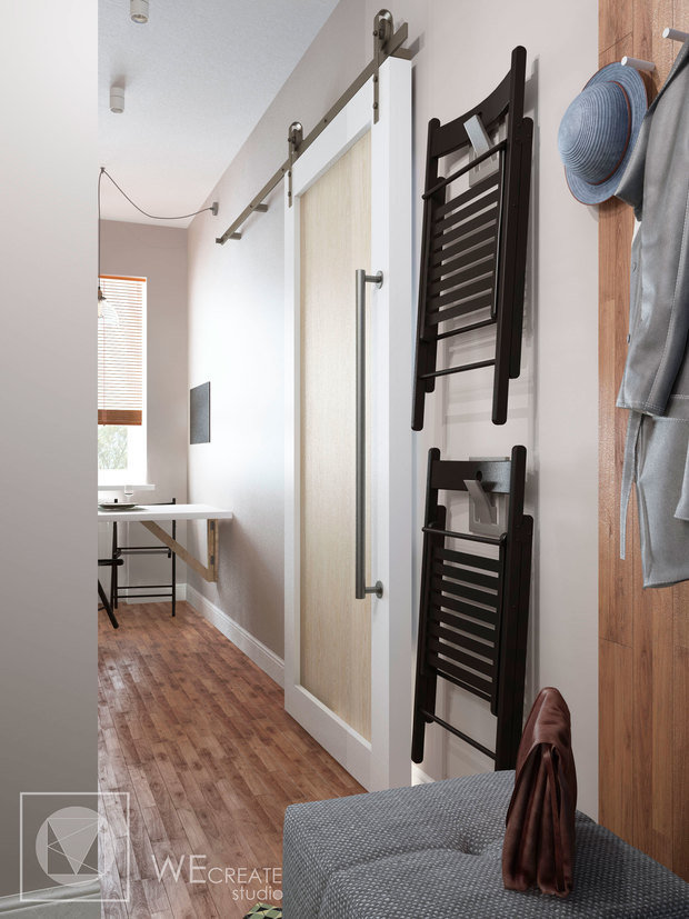 Фото из портфолио Smart-квартира в скандинавском стиле – фотографии дизайна интерьеров на INMYROOM