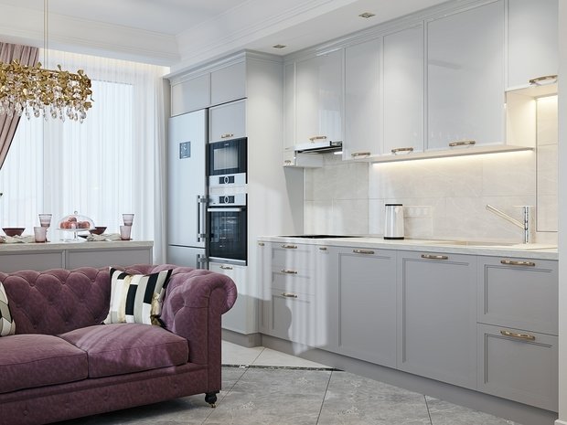 Фото из портфолио 3-х комнатная квартира в ЖК SREDA – фотографии дизайна интерьеров на INMYROOM