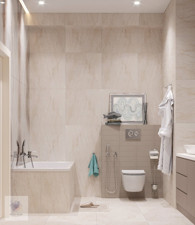 Фото из портфолио Апартаменты у моря – фотографии дизайна интерьеров на INMYROOM