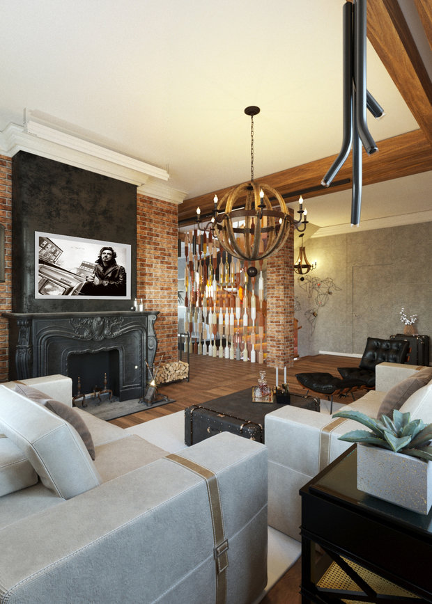 Фото из портфолио Дизайн проекта Дома в г. Москва – фотографии дизайна интерьеров на INMYROOM