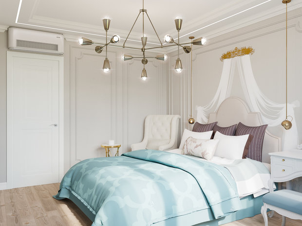 Фото из портфолио Невесомая классика – фотографии дизайна интерьеров на INMYROOM