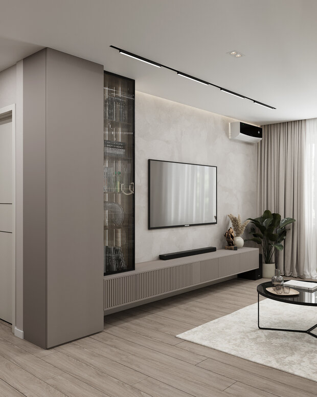 Фото из портфолио Гостиная с интересными решениями – фотографии дизайна интерьеров на INMYROOM