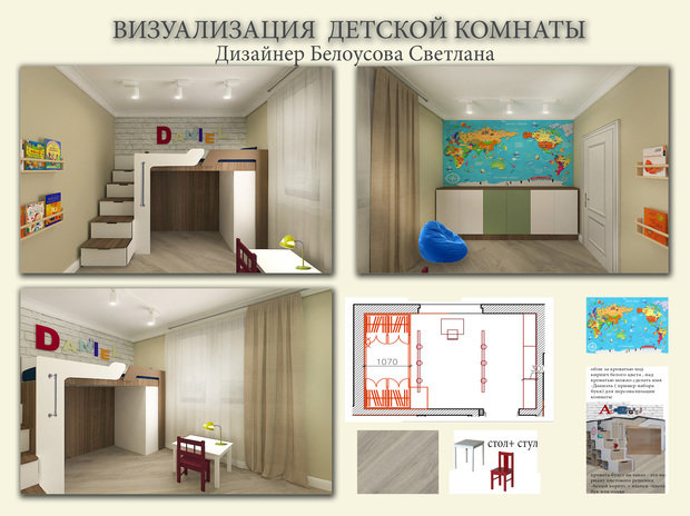 Фото из портфолио Детская комната  – фотографии дизайна интерьеров на INMYROOM
