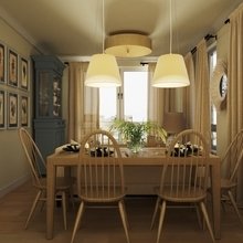 Фото из портфолио Совмещенная кухня гостиная в стиле американской классики – фотографии дизайна интерьеров на INMYROOM