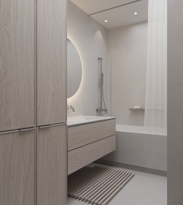 Фото из портфолио Квартира 62 м2 в Калининграде. ЖК Клен – фотографии дизайна интерьеров на INMYROOM