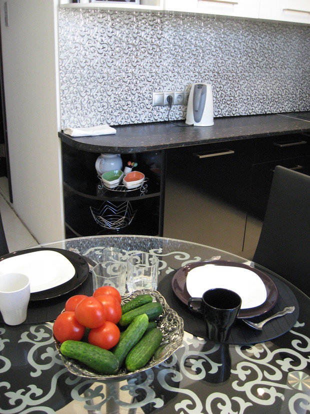 Фото из портфолио Черно белая квартира – фотографии дизайна интерьеров на INMYROOM