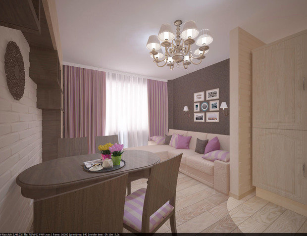 Фото из портфолио Кухня-гостиная на Тюленина – фотографии дизайна интерьеров на INMYROOM