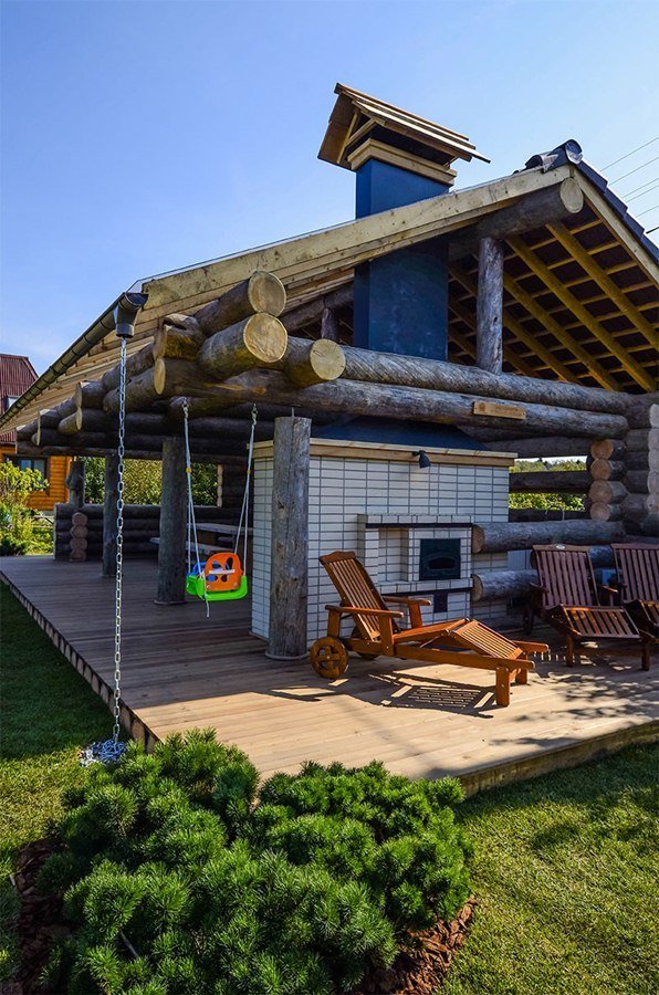 Фотография: Балкон, Терраса в стиле Прованс и Кантри, Современный, Дом, Ландшафт, Стиль жизни, Дача, Дачный ответ, Беседка – фото на INMYROOM