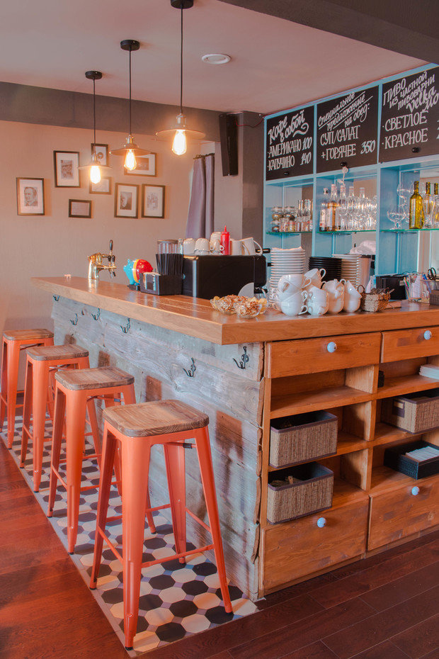 Фото из портфолио Кафе Пороселло, Москва – фотографии дизайна интерьеров на INMYROOM