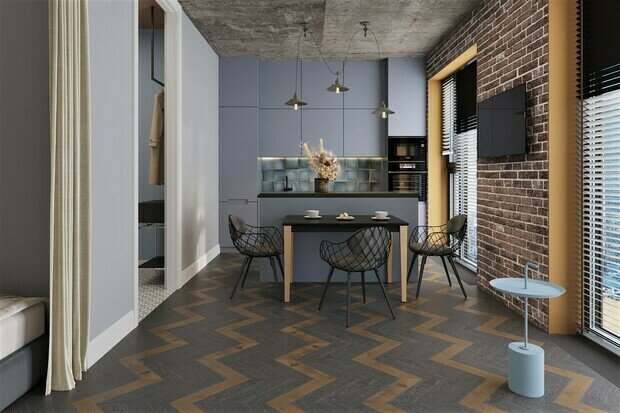 Фото из портфолио Жк Левел Причальный(лофт-студия) – фотографии дизайна интерьеров на INMYROOM