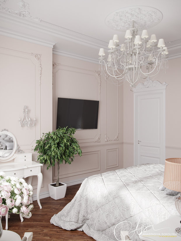 Фото из портфолио Спальня в Сколково – фотографии дизайна интерьеров на INMYROOM