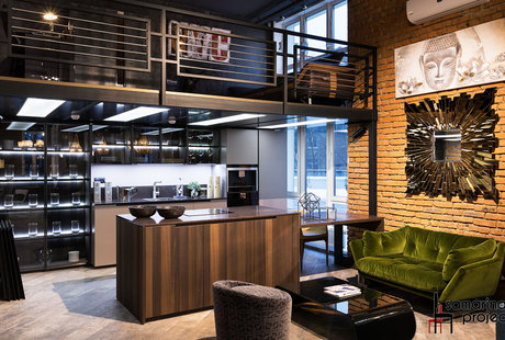 Дизайн интерьера мебельного салона "Амбассадор