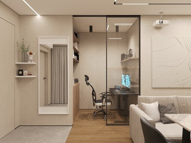 Фото из портфолио ЖК Тринити – фотографии дизайна интерьеров на INMYROOM