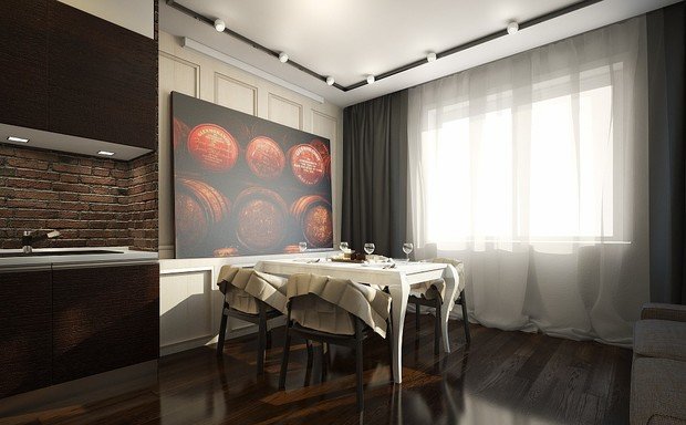 Фото из портфолио Квартира для пары с детьми – фотографии дизайна интерьеров на INMYROOM