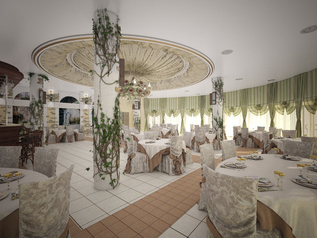 Фото из портфолио Дизайн проект интерьера ресторана – фотографии дизайна интерьеров на INMYROOM