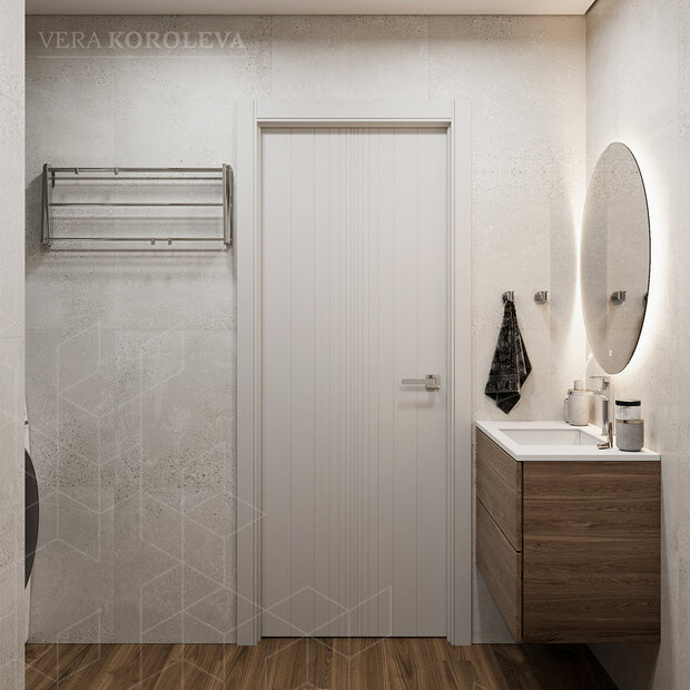 Фото из портфолио Лавандовая дымка: красивая и функциональная двушка 47 кв.м – фотографии дизайна интерьеров на INMYROOM