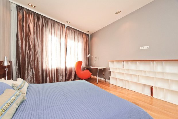 Фотография: Спальня в стиле Современный, Скандинавский, Квартира, Дома и квартиры, Проект недели – фото на INMYROOM