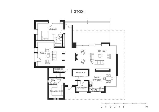 Фото из портфолио Дом в Ейске – фотографии дизайна интерьеров на INMYROOM