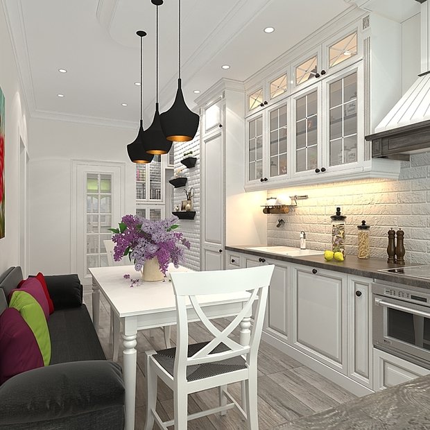 Фото из портфолио Светлая современная квартира в ЖК "Бутово Парк" – фотографии дизайна интерьеров на INMYROOM