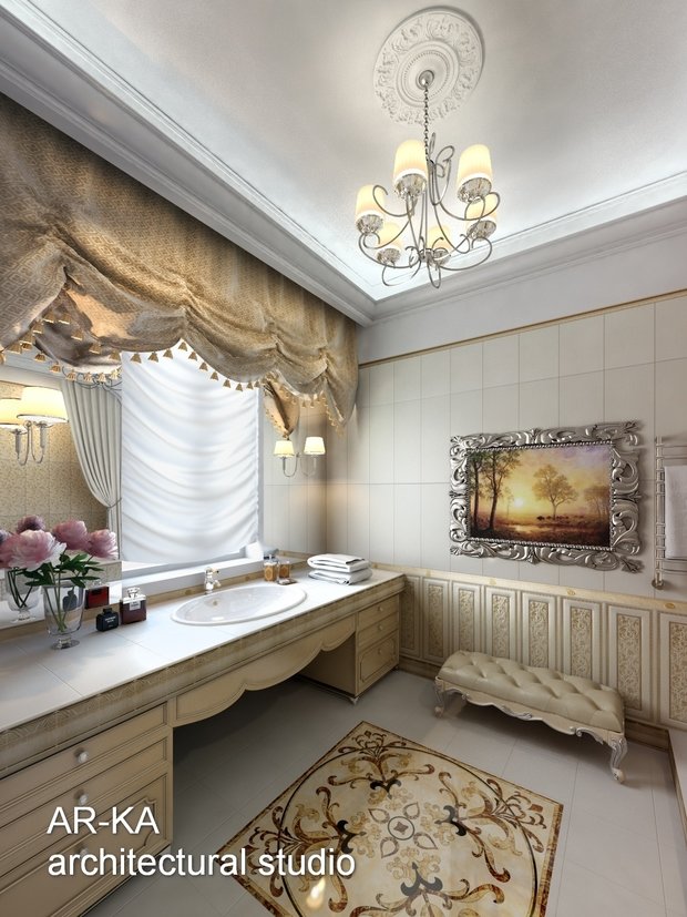 Фото из портфолио Загородный дом 1000 м2 – фотографии дизайна интерьеров на INMYROOM
