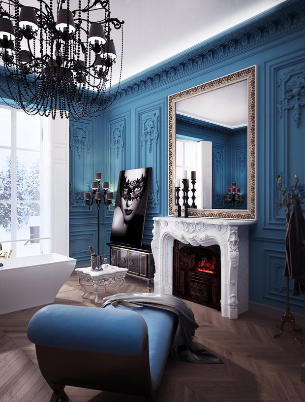 Фото из портфолио Чувственный барокко – фотографии дизайна интерьеров на INMYROOM