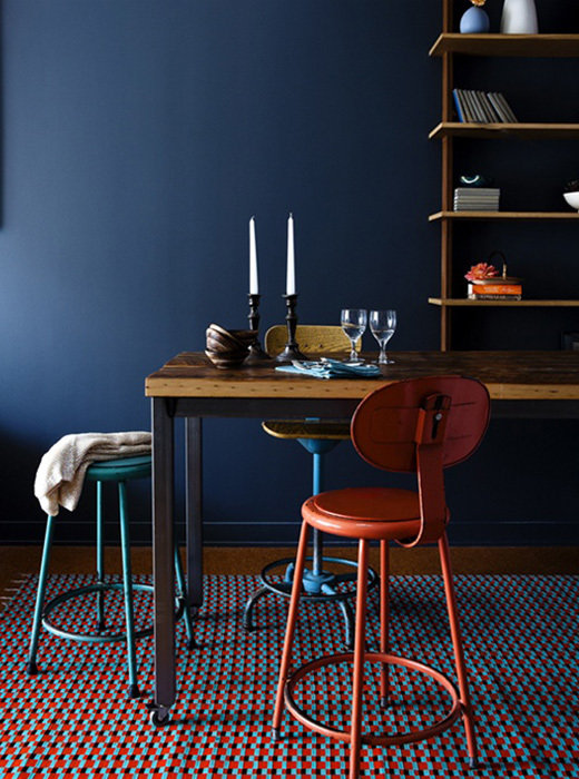 Фотография: Кухня и столовая в стиле Скандинавский, Советы, Синий, Виктория Тарасова – фото на INMYROOM