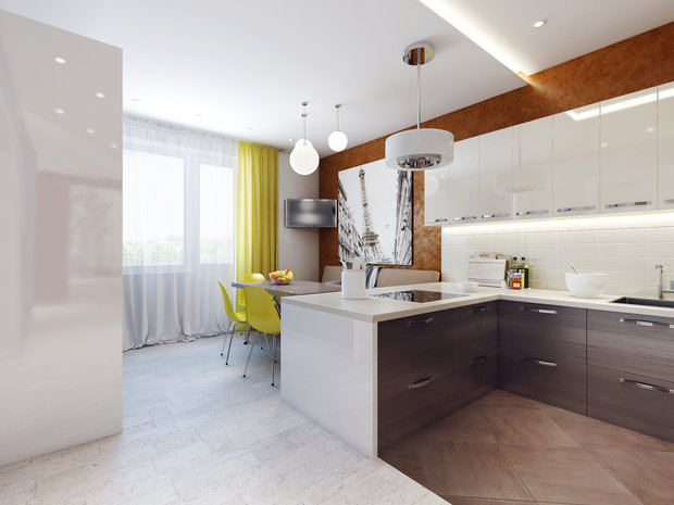 Фото из портфолио Кухни – фотографии дизайна интерьеров на INMYROOM