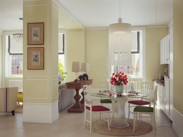 Фото из портфолио АПАРТАМЕНТЫ ЖК "СТУДЕНЧЕСКАЯ 20" – фотографии дизайна интерьеров на INMYROOM