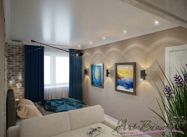Фото из портфолио Бирюзовые акценты – фотографии дизайна интерьеров на INMYROOM