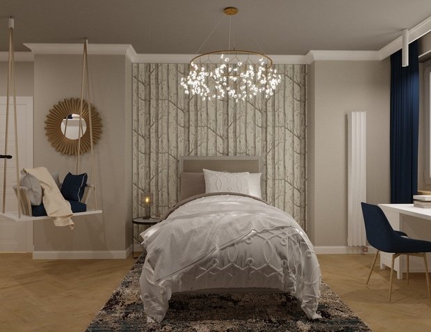 Фото из портфолио Маяк-Минска детская – фотографии дизайна интерьеров на INMYROOM