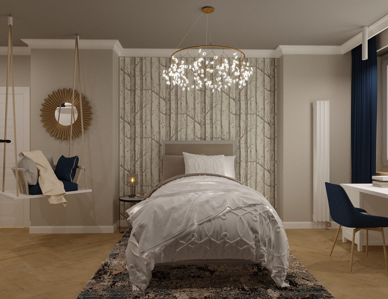 Фото из портфолио Маяк-Минска детская – фотографии дизайна интерьеров на INMYROOM Фото из портфолио Маяк-Минска детская – фотографии дизайна интерьеров на INMYROOM