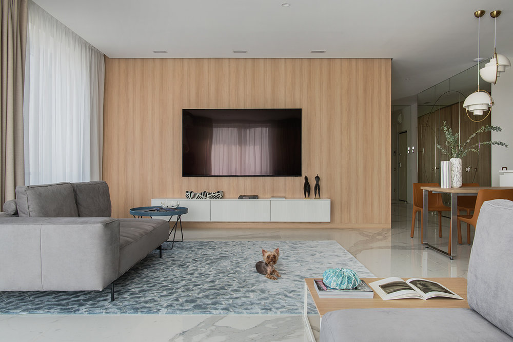 Фотография: Гостиная в стиле Современный, Квартира, Минимализм, Проект недели, Москва, 4 и больше, Более 90 метров, Максим и Евгения Константиновы – фото на INMYROOM Фотография: Гостиная в стиле Современный, Квартира, Минимализм, Проект недели, Москва, 4 и больше, Более 90 метров, Максим и Евгения Константиновы – фото на INMYROOM