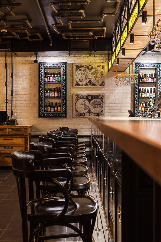 Фото из портфолио Ресторан "Закон Бернулли" – фотографии дизайна интерьеров на INMYROOM