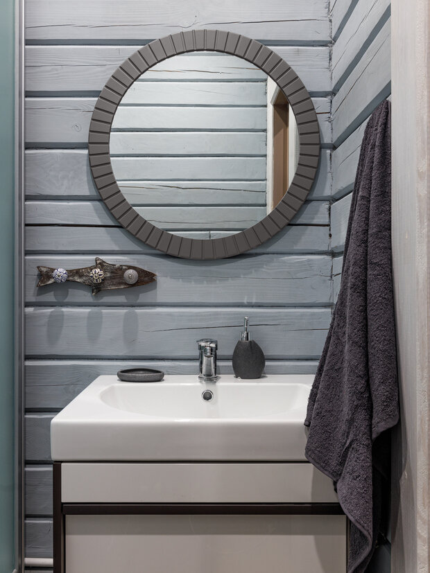 Фотография: Ванная в стиле Современный, Дом, Проект дня, Дом и дача, 4 и больше, Более 90 метров, Уфа, Лариса Байракова – фото на INMYROOM