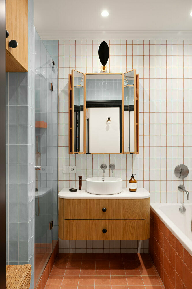 Фотография: Ванная в стиле Современный, Эклектика, Квартира, Проект дня, Минск, 3 комнаты, 60-90 метров, Индивидуальный проект, Dizzo Design – фото на INMYROOM