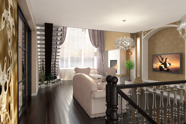 Фото из портфолио Частный дом – фотографии дизайна интерьеров на INMYROOM