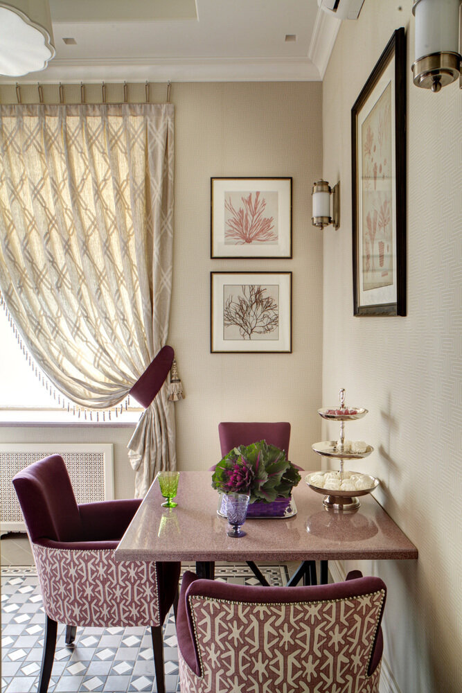 Фотография: Кухня и столовая в стиле Классический, Современный, Малогабаритная квартира, Квартира, Проект недели, Москва, Кирпичный дом, 1 комната, 40-60 метров, Варвара Шабельникова, VVDesign – фото на INMYROOM