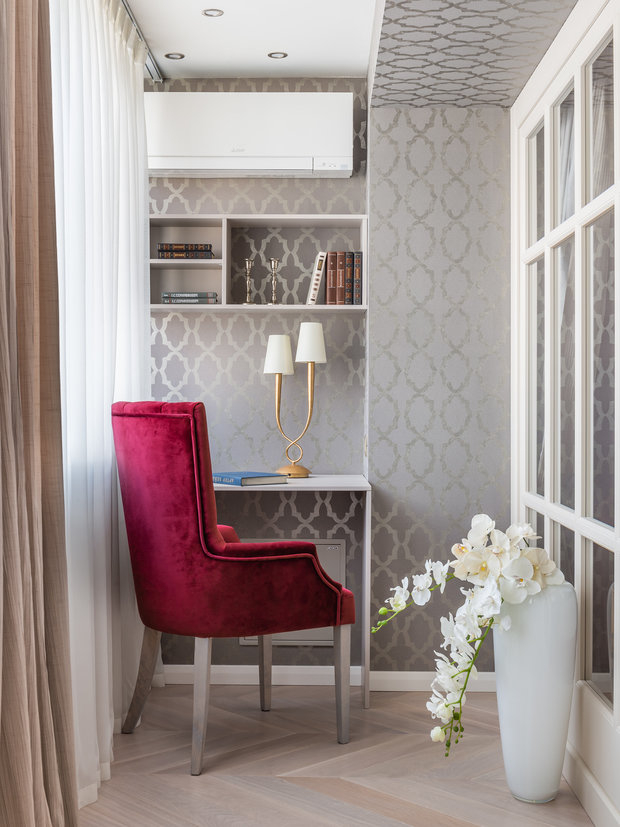 Фотография: Спальня в стиле Классический, Современный, Квартира, Проект недели, Самара, Artek Design Studio, 4 и больше, Более 90 метров, Оксана Агапонова – фото на INMYROOM