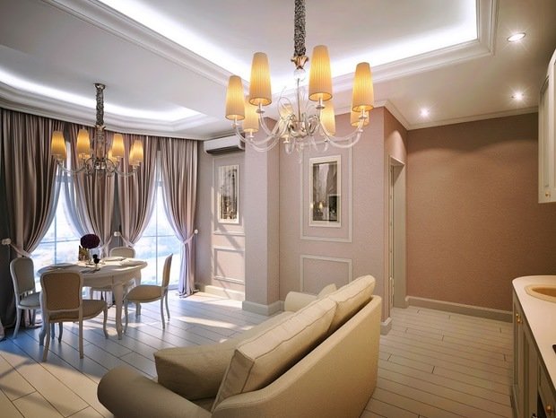 Фотография: Гостиная в стиле Классический, Малогабаритная квартира, Дом, Дома и квартиры – фото на INMYROOM