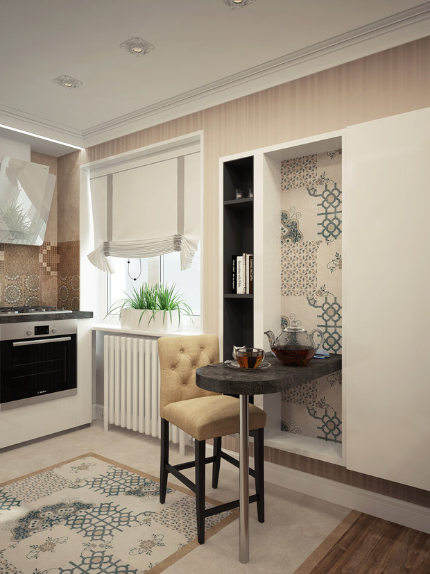 Фото из портфолио Переделка хрущевки – фотографии дизайна интерьеров на INMYROOM