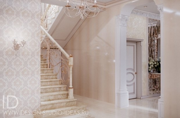 Фото из портфолио ДОМ В КЛАССИЧЕСКОМ СТИЛЕ В БЕЛОГОРСКЕ, 326 М² – фотографии дизайна интерьеров на INMYROOM