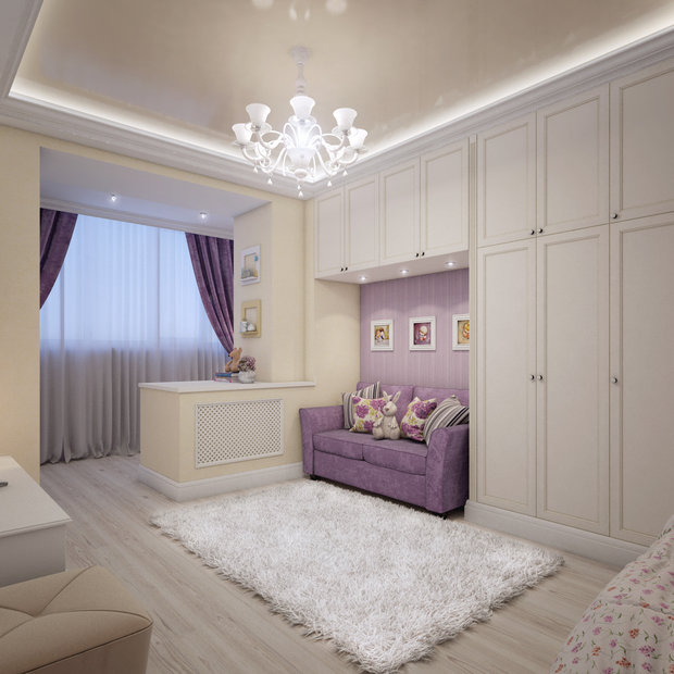 Фото из портфолио Проект квартиры в классическом стиле – фотографии дизайна интерьеров на INMYROOM