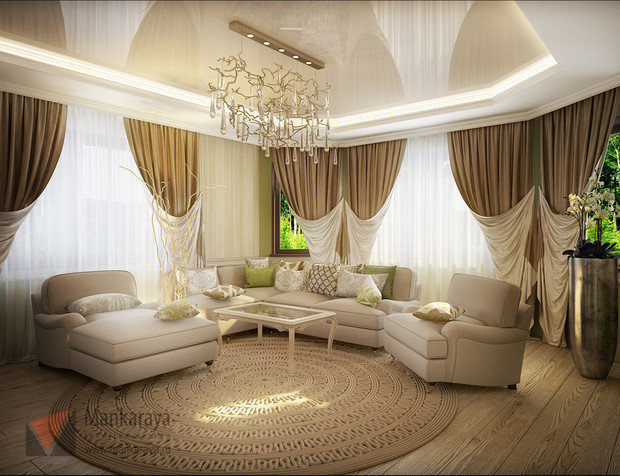 Фото из портфолио Коттедж 260 м2 – фотографии дизайна интерьеров на INMYROOM