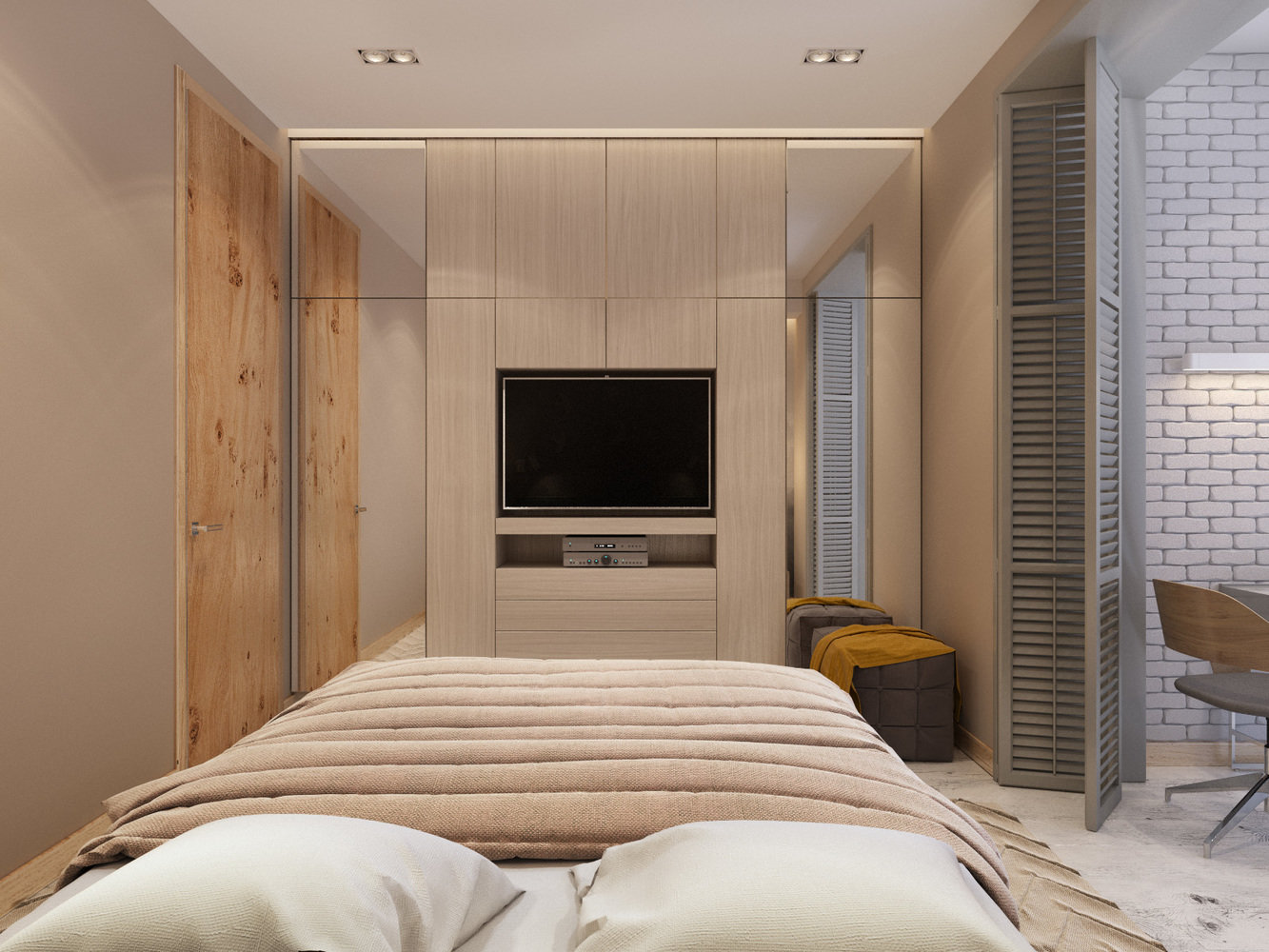 Фотография: Спальня в стиле , Современный, Эклектика, Квартира, Проект недели, Монолитный дом, 3 комнаты, 60-90 метров, Москав, Liberta Interior, Инна Кликина – фото на INMYROOM Фотография: Спальня в стиле , Современный, Эклектика, Квартира, Проект недели, Монолитный дом, 3 комнаты, 60-90 метров, Москав, Liberta Interior, Инна Кликина – фото на INMYROOM