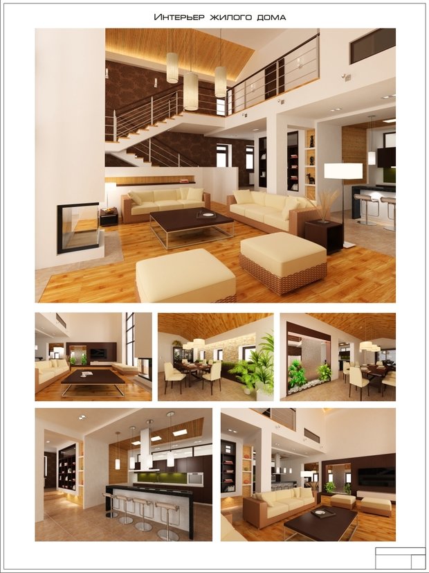 Фото из портфолио Интерьер коттеджа – фотографии дизайна интерьеров на INMYROOM
