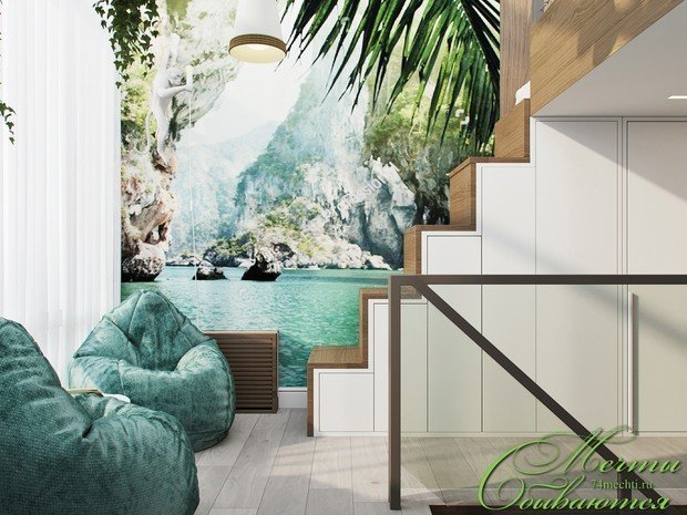 Фото из портфолио Кабинет под лестницей – фотографии дизайна интерьеров на INMYROOM